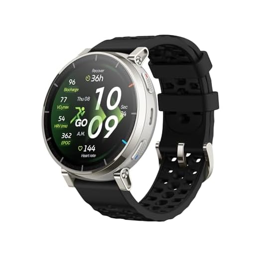 Amazfit Active 3 Premium 45mm GPS Lauf-Smartwatch, 1,32" AMOLED Saphir-Display, 12 Tage Akku, 4GB, NFC, Offline-Karten, 170+ Trainingsmodi, 5 ATM, Herzfrequenz- & Fitness-Tracker für Android & iPhone