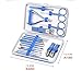 Imagen de TOMYEUS Profesional Cortaúñas Conjunto de manicura portátil Set Clipper Set Decoración Foot Care Beauty Set con Caja pequeña portátil  Set de Manicura