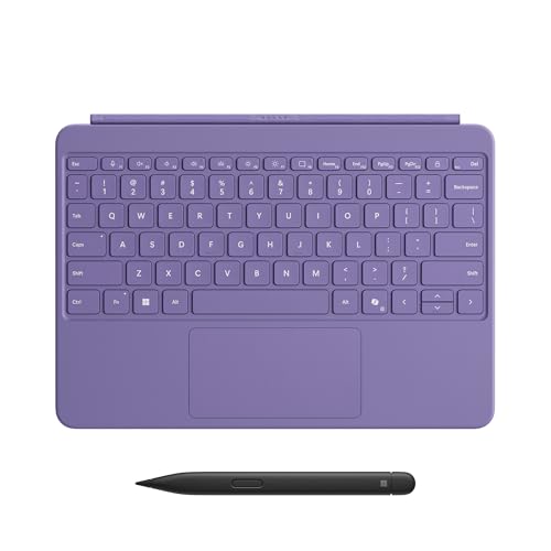 Microsoft Teclado Surface Pro 12'' con lápiz Surface Slim Pen | Compatible con Surface Pro 12'' | Violeta