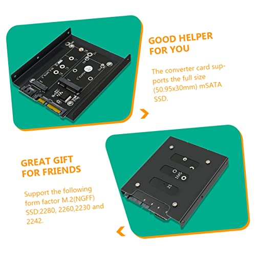 Caja externa transparente para mSATA y SSD Artibetter miniatura 2