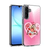 Head Case Designs Licenza Ufficiale Looney Tunes Tasmanian Devil Innamorata Stagione Custodia in Gel [Protezione di Grado Militare] Compatibile con Samsung Galaxy A17 4G / 5G
