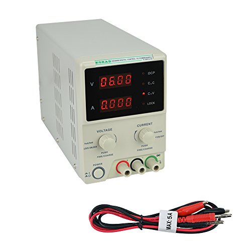 KORAD KD3005D – Precision Variable Adjustable 30V, 5A DC Linear Power Supply Digital Regulated Lab Grade