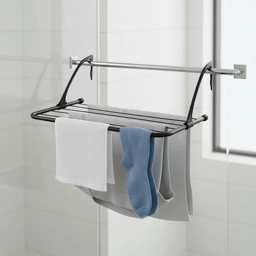 Jata HOGAR HTEN2403 - Tendedero Plegable para Radiador y Balcón, 3 m de Tendido, Acero Pintado, Apto Interior y Exterior, Adaptable a Ventana, 50 x 33 x 16 cm - imagen 2