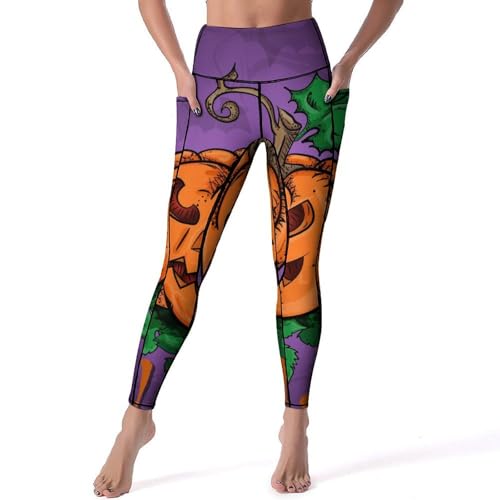 Legging de sport Halloween femmes pantalon yoga taille haute S