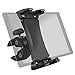 Support de fixation de guidon pour tablette de vélo - Support de fixation pour tapis de course - Vélo elliptique, pour iPad Pro Air Mini 12,9 11 10,5 9,7 et téléphones tablettes de 3,5 à 13,5 pouces