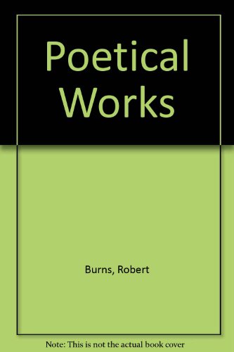 Poetical Works 0550212019 Book Cover