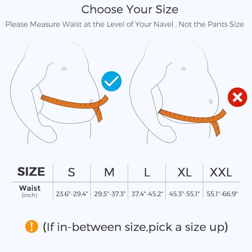 Freetoo Back Braces for Lower Back Pain Relief with 6 Stays, Breathable Back Support Belt for Men/Women for Work, Anti-Skid Lumbar Support Belt with 16-Hole Mesh for Sciatica(L)