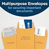 Guardian #11 Paper Shipping Policy Envelopes with Gummed Flaps, Pack of 500 Blank Envelopes for Documents, Statements, Legal Papers, Reports, Invoices, and More, 4 12 Inches x 10 38 Inches, Brown
