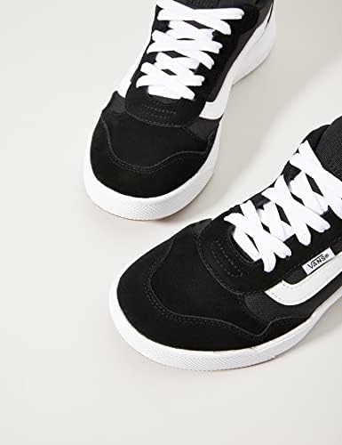 Vans Unisex Range Exp Suede Canvas Sneaker - Black/White 6 | Image 7