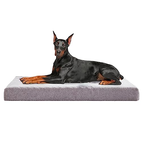 WATANIYA PET Cooling Dog Bed - Memory Foam Washable with Waterproof Liner and Cooling Gel Mattress, Fits up to 130 lbs Pets by WATANIYA PET - Used condition - US$59.44