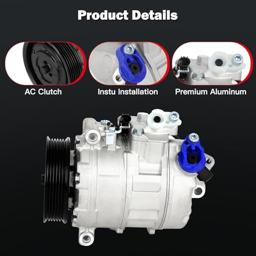 Image of cciyu AC Compressor for 2006-2007 Fit for BMW 530xi 3.0L