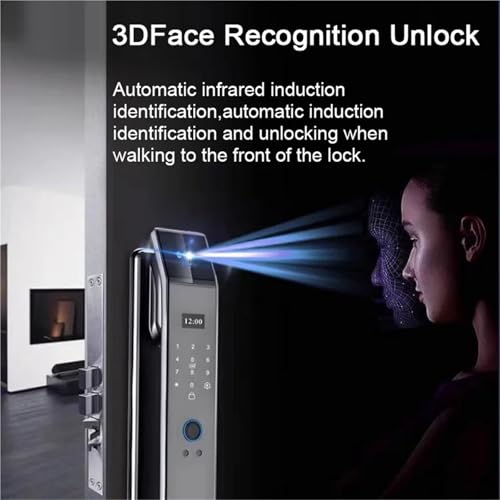 Serrure intelligente reconnaissance faciale 3D sans clé D14P