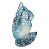 Yardenfun Figura de Tortuga Marina de Resina Pequeña Postura de Yoga Decoración Náutica Costera para Jardín y Hogar Adorno Marino Decorativo para Interiores y Exteriores