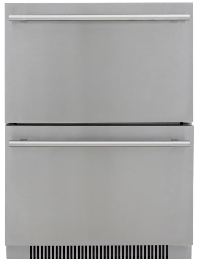 BBQ Island Grills & Smokers BLZ-SSRF-DBDR5.1 5.1 cu ft Compact Fridge Stainless Steel