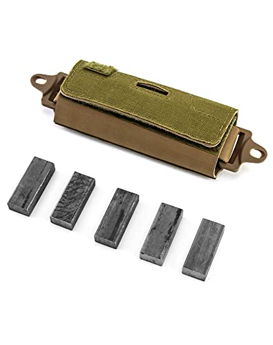 QWORK Helmet Counterbalance Weight Bag, Tactical Helmet Counterweight NVG Pouch