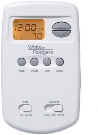 White Rodgers 1E78-151 70 Series Thermostat, Single Stage, Programmable, Vertical