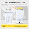 ELEGOO Mercury XS Bundle, Wash and Cure Machine for Large Resin 3D Printed Models, Compatible with Saturn and Mars LCD 3D Printers, with a Handheld UV Lamp