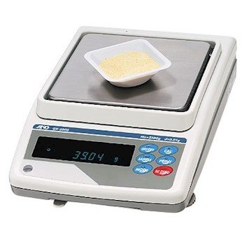 A&D Weighing GX-1000 Internal Calibration Toploading Balance, 1100g, 115 V