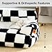 Unbranded Pet Sofa with Removable Washable Cover Black