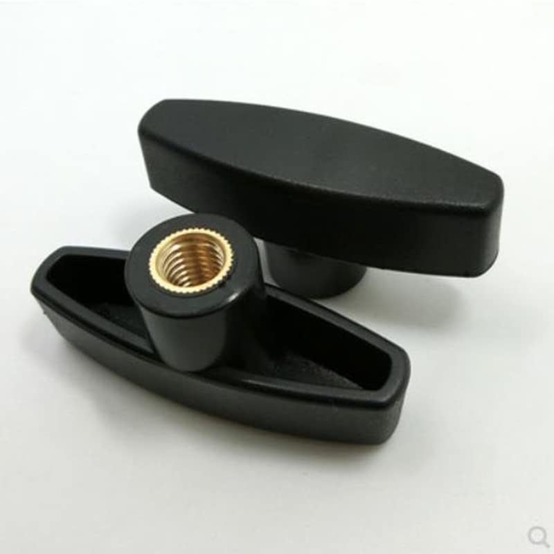 10 Dadi A Farfalla In Bachelite M8 - Testa A Prugna, Manopola Per Serraggio Manuale