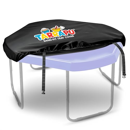 Tarrapu Tuff Tray Cover 100cm Waterproof Windproof Elastic Helm with Straps for Tuff Tray with Stand Essential Tuff Tray Accessories for Outdoor Play Durable Protection from Elements