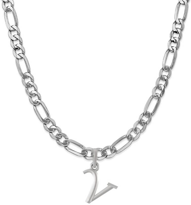 Pendentif en argent sterling 925 Mtrolls avec sa maille Figaro élégante