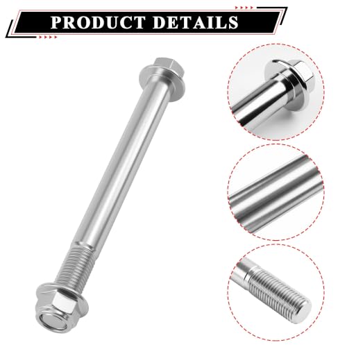 ZHEBEIMU M10 260mm/10.24" Front Rear Wheel Axle Nut Bolt Kit Replacement by ZHEBEIMU - Used condition - Image 3