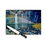 STABLE ET ANTIDÉRAPANTE : Disponible en 2 formats (Petit 20x28cm ou Grand 30x40cm environ). Chaque planche est équipée de patins antidérapants en caoutchouc sous la base pour assurer une stabilité parfaite sur votre table ou votre comptoir.