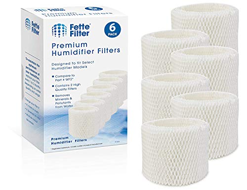 Fette Filter β Humidifier Wicking Filters Compatible with Vicks & Kaz. Compare to Part # WF2 (Pack of 6)