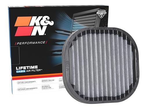 K&N LIFETIME Cabin Air Filter: Premium, Washable, Clean Air for your Cabin: Compatible with 2000-2009 Honda: S2000, VF1018