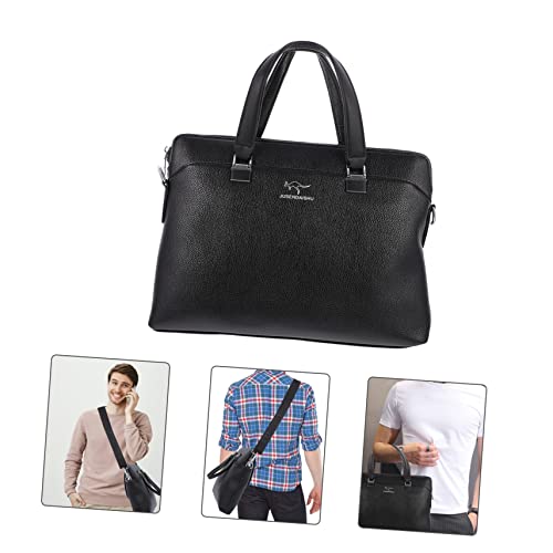 KICHOUSE Pasta Maleta De Grande Capacidade Bolsa De Ombro De Negócios Bolsa De Computador Saco De Ar
