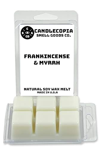 Candlecopia Strongly Scented Hand Poured Vegan Wax Melts (Frankincense & Myrrh)