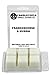 Candlecopia Frankincense & Myrrh Strongly Scented Sustainable Vegan Natural Soy Wax Melts, 12 Soy Wax Cubes, 6.4 Ounces in 2 x 6-Packs