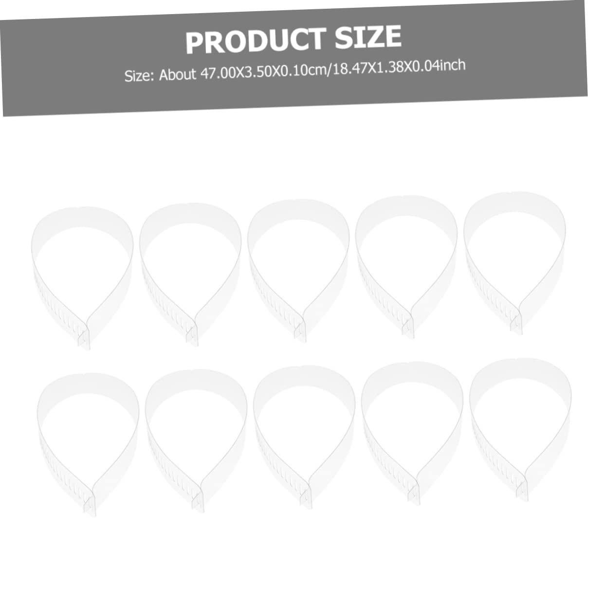 IMIKEYA Men's Shirt Collar Support 50 Pcs Collar Protectors Dress Collar Inserts Fine Details