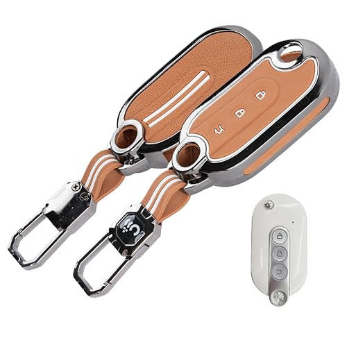 Image of SHOPOFLUX Metal Key Cover Compatible for MG comet ev Electric 3 Button Flip Key