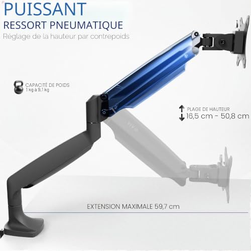 Support de bureau articulé Vivo pour libérer l'espace et ajuster votre écran - 5