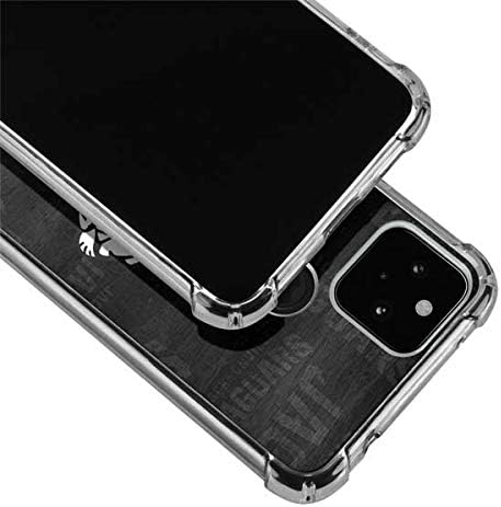 Skinit Clear Phone Case Compatible with Google Pixel 4a 5G - Officially Licensed NFL Jacksonville Jaguars Black & White Design
