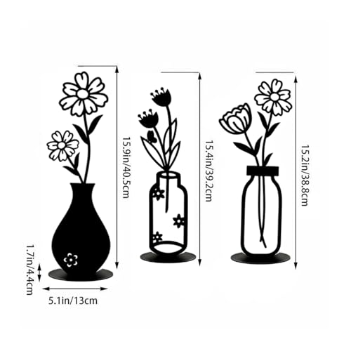 Arte estético en jarrón decorativo para transformar la mesa del dormitorio 6
