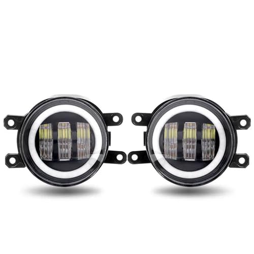 Antibrouillard Led Feux Barre 3.5 Pouces avec Jour Angel Eye pour Toyota Camry et Corolla