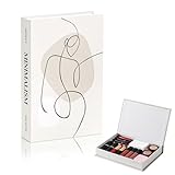 OPEIXSAYKOC Decorative Book Box,Dekorative B&uuml;cherenden,Deko Buch Box Aufbewahrung, Stapeln Buchattrappe Box, Buchattrappe Aufbewahrungsbox, Chic Faux Buch f&uuml;r B&uuml;ro Wohnkultur,Regal,Couchtisch