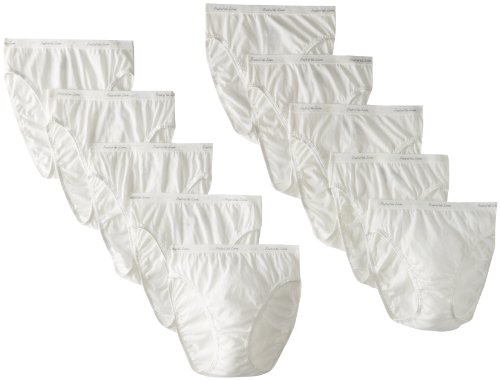 Culottes coupe haute en coton hypoallergénique Fruit of the Loom, lot de 10 extensibles et douces