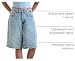 Best Denim Bermuda Shorts for Women Over 50: Finally, Confidence-Building Styles That Actually Address Your Concerns 13 NUFIWI Women Baggy Denim Bermuda Shorts Y2k Straight Denim Shorts