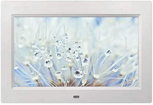 Cadre photo numérique 10 pouces HD blanc ultra fin avec écran narrow bezel