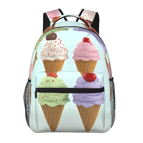 Sac de travail léger avec compartiment pc portable et design crème glacée