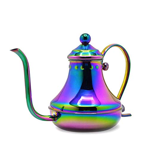 cjcaijun Máquina de café expreso 304 Acero Inoxidable Goteo Cafetera caño Largo Cuello de Cisne hervidor de Agua Barista…