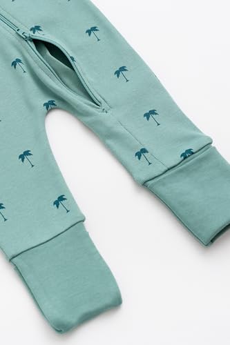 Image of MONICA + ANDY One Piece Baby Pajamas, 100% Organic Baby Clothes for Girls and Boys, Sizes For Newborn and Infant
