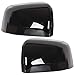 sportuli Black Mirror Covers +Door Handle Covers Replacement for 2011-2021 J-eep Grand Cherokee & D-odge Durango