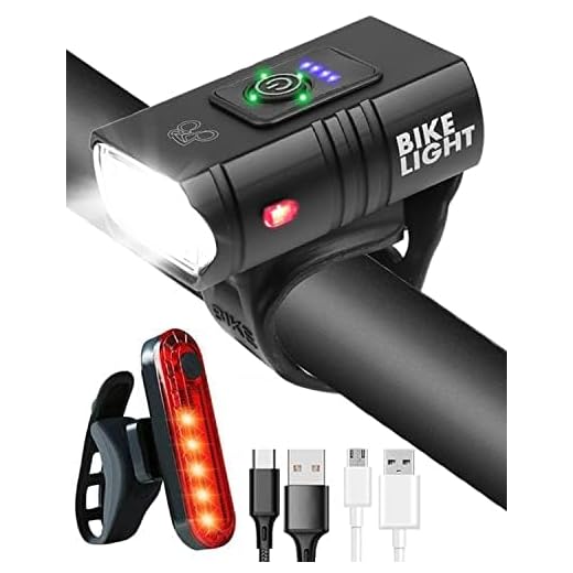 Victoper luci bici 6 Modalità di luce 1600 lumen Super Bright luce bici Luminosità regolabile IPX5 Impermeabile luci mtb Sicurezza Facile da installare USB ricaricabile luce bicicletta anteriore