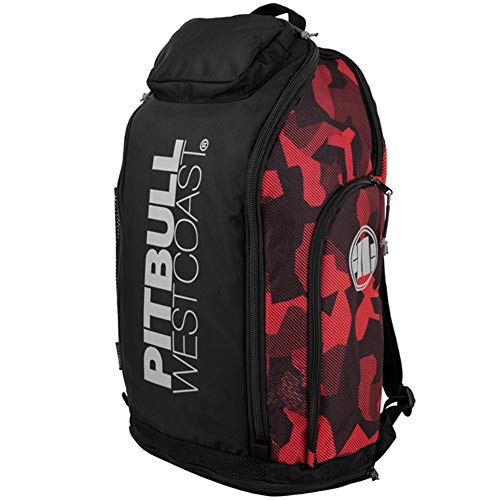 Pit Bull West Coast Rucksack, Airway, schwarz-rot Cover