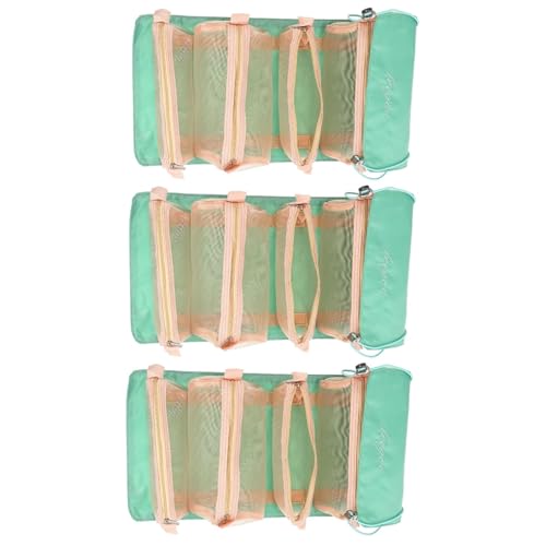 Trousse de maquillage séparable de voyage cosmétiques 3 pièces